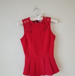 H&M Red Top Size 4